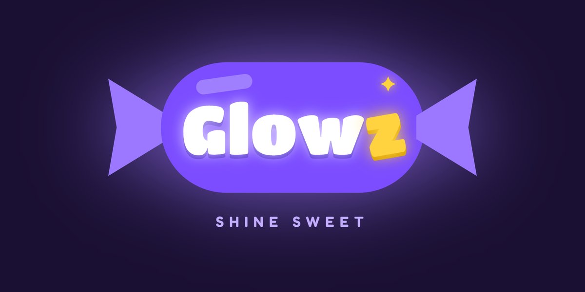 Le bonbon Glowz et sa devise « Shine sweet »